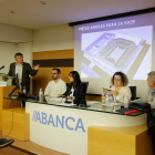 El presidente Tano Franco durante la asamblea. SECUNDINO PÉREZ