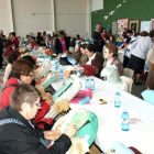 Las participantes dan los primeros pasos en sus trabajos.