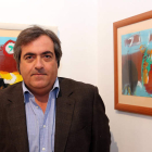 El periodista del Diario de León y pintor Manuel Carlos Cachafeiro.