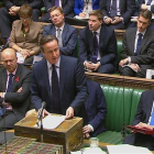 Cameron interviene ante la Cámara de los Comunes durante el debate sobre Siria.