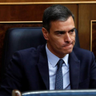 El candidato socialista a la presidencia del Gobierno, Pedro Sánchez. NARANJO