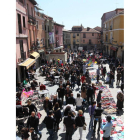 La Plaza de San Martín abarrotada la pasada Semana Santa.