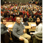 Reciente asamblea de la plataforma de preferentistas.