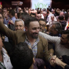 Santiago Abascal en un acto en Murcia, en noviembre del 2018.