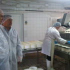 Fidentino Reyero, Guillermo García y Tomás Alonso, ayer, durante la visita a las instalaciones.