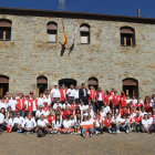 Foto de familia de los participantes en el encuentro provincial de voluntarios.