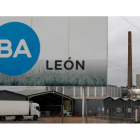 La planta de BA Vidrio en el polígono de León.
