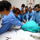 Uno de los cursos de cirugía de nervios periféricos organizados en el  Hospital de León.
