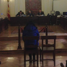 Un momento de la vista celebrada ayer en la Audiencia de León. M.A.Z.