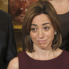 La ministra de Defensa en funciones, Carme Chacón.