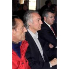 Julián Muñoz, Pedro Román y Juan Antonio Roca ayer en los juzgados