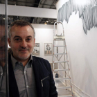 El actual director del Musac, Manuel Olveira, en la feria de arte contemporáneo Arco