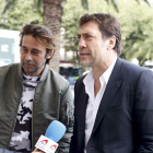 Jordi Mollá y Javier Bardem. JUAN HERRERO