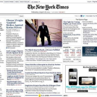 La portada del diario 'New York Times', una vez restablecido el servicio.