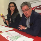 Los parlamentarios socialistas Aurora Flórez y Graciliano Palomo. DL