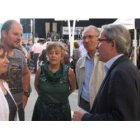 Fátima López y Ángel Escuredo, junto a otros candidatos de la lista del Mass en el cierre de campaña