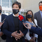 Adrián Vázquez en su visita al Parque Tecnológico con cargos de Cs. F. OTERO
