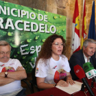 Un momento de la presentación del evento cultural en el Monasterio de Carracedo. L. DE LA MATA