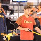 Eduardo de Paz (d) liderará a la selección española júnior en el Campeonato de Europa de Praga.