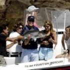 George W. Bush estuvo pescando con su familia en la jornada de ayer