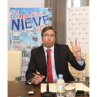 Emilio Orejas, durante la presentación de la campaña.