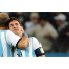 Messi, desaparecido ante Holanda, es la gran esperanza argentina para desarbolar la maquinaria alemana.