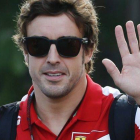 Fernando Alonso, en Singapur.