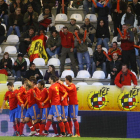 El equipo nacional español sub-21 ya jugó en Ponferrada tres veces, logrando el triunfo en todas las ocasiones. L. DE LA MATA
