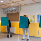 Cabina de votación en Estocolmo