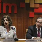 Ana Botella y Joan Rosell, en una intervención.