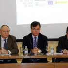 Diego Ruiz (centro) clausuró un curso para agricultores del sindicato del Luna.