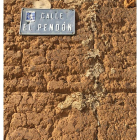El cartel de la calle El Pendón de Villarrín.