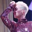Katy Perry, durante un concierto en Beverly Hills.