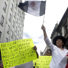 Organizaciones feministas  grupos de trabajadoras sexuales y simpatizantes participan en la Octava Marcha de las Putas  para reclamar el fin de la violencia contra las mujeres