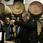El president Quim Torra visita la Cooperativa Agrícola de Batea (Tarragona).