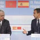 El primer ministro marroquí y Zapatero, tras la reunión bilateral