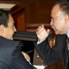 Carod y Zapatero durante el debate sobre el Estatut hace dos semanas