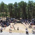 El pinar situado junto al pantano acoge todos los actos festivos de la jornada.