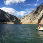 Aventura en moto náutica en el pantano de Riaño.