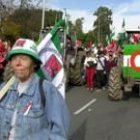 Un momento de la manifestación que recorrió ayer las calles de Sevilla