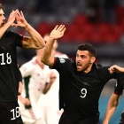 Goretzka celebra su gol a Hungría en el partido que Alemania empató en la última jornada. TUTTAS