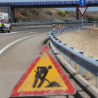 Un tramo de carretera en obras