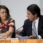 Cospedal y Aznar, en la inauguración de la novena edición del campus de la Fundación Faes.