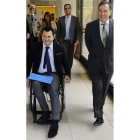 Sardón y el consejero de Educación, ayer.