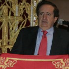 El vicepresidente primero del Senado, Juan José Lucas, en una reciente visita a León.