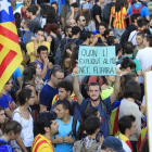 Jóvenes manifestándose el pasado 3 de octubre con motivo de la huelga general.