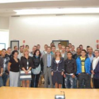 El grupo de alumnos que participarán en la escuela taller que rehabilitará las Bodegas Cándido.