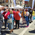Miles de personas pasaron ayer por la Feria del Chorizo. A. R.
