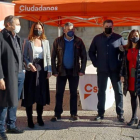 La UPL, ayer en Navatejera. FERNANDO OTERO
