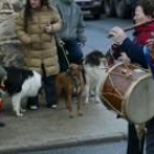 La música tradicional no faltó en la procesión del patrón de los animales